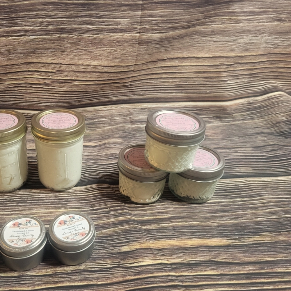 Larsen Family Farm Sandalwood & Castor Oil Whipped Tallow